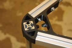 25mm Aluminum Extrusion Delta Printer Brackets 3D Printer Model