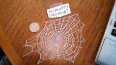 Charlotte’s Web Decoration 3D Printer Model