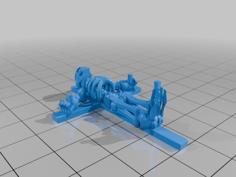 Skeleton On Cross 3D Printer Model