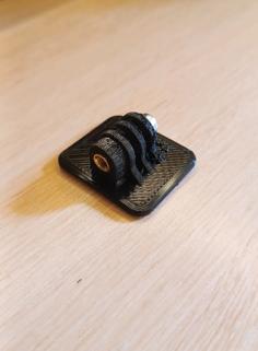 Flexible GoPro Mount With TPU 3D Printer Model