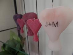 Candle Heart Mold V2 3D Printer Model