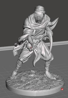 Monk 3D Printer Model