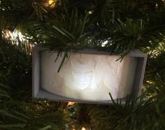 Die Hard John McClane Lithophane Ornament 3D Printer Model