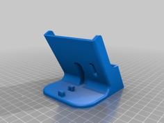 Nexus 4/5 Table Stand With Wireless Charger Mount 3D Printer Model