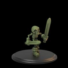 Skeleton Supported 3D Printer Model