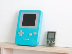 Giant Game Boy – Single And Dual Extrusion 3D Printer Model