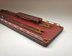 N Scale Railcar Float Stern V2 3D Printer Model