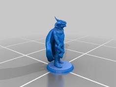 Dragonborn Goon Miniature 3D Printer Model