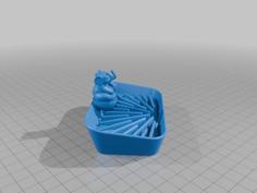 Soap Dish With Elephant 3D Printer Model