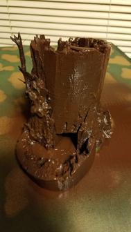 Dice Tower – Tree Stump / Elven / Nature / Druid 3D Printer Model