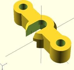 Bowden Cable Coupling For RepRap 3D Printer Model