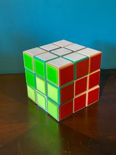 Larger Fully Printable Rubik’s Cube 3D Printer Model