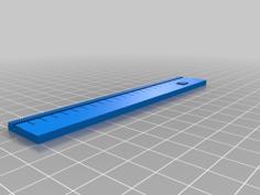 Extruder Calibration Ruler 3D Printer Model