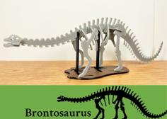 [3Dino Puzzle] Brontosaurus(Classic Apatosaurus) 3D Printer Model