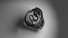 Paolo Comotti – Dragon Rings ,rings, Jewellery , Jewelry , Fantasy. 3D Printer Model