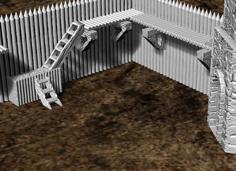 28mm Trade Route Fort 3D Printer Model