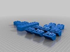 Brick Heart V2 With Individual Bricks 3D Printer Model