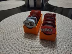 BBQ Sauce Packet Caddy 3D Printer Model