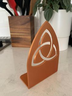 Celtic Bookend – Triquetra (Trinity Knot) 3D Printer Model