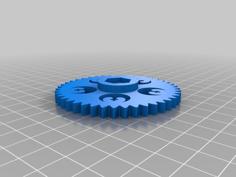 Star Wars Wade Extruder Gear 3D Printer Model