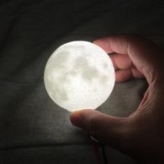 Moon Lamp 3D Printer Model