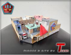 CSGO: Mirage B Site 3D Printer Model