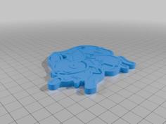 Eevee Keychain, Pokémon Keychain, Eevee Charm, Pokémon Charm 3D Printer Model