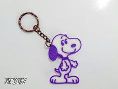 Snoopy Keychain 3D Printer Model