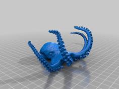 Wall Hanging Octopus 3D Printer Model