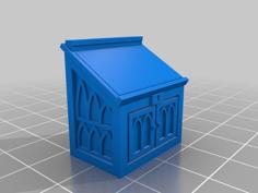 OpenDungeonTiles: Dungeon Dressing: Writing Desk 3D Printer Model