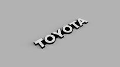 Toyota Heritage Badge 3D Printer Model