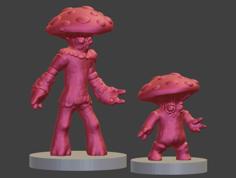 Myconids / Mushroom Men 3D Printer Model