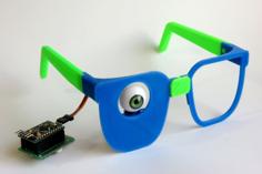 Bionic Hipster Glasses 3D Printer Model