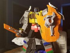 FoC Sword+Shield For SS86 Grimlock 3D Printer Model