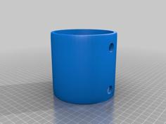 Zuca Disc Golf Cart 32oz Cup Holder 3D Printer Model