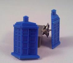 TARDIS Pin 3D Printer Model