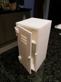 Mini School Locker 3D Printer Model