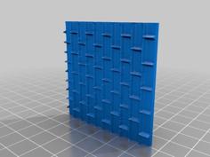 Tiled Texture Stamps For Foam. 3D Printer Model