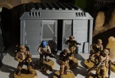 Star Wars Legion Terrain – Imperial Bunkers 3D Printer Model