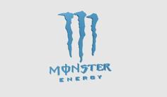 Monster Energy Logo 3D Printer Model