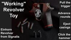 “Working” Toy Revolver – Signalis Einhorn 3D Printer Model