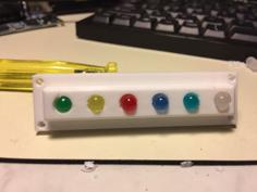 6 LED Status Bar 3D Printer Model