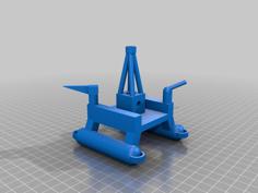 Oilrig Toy 3D Printer Model