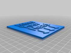 Mind Your Head Warning Sign 3D Printer Model