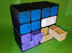 Scifi Storage Crates (Stackable) 3D Printer Model