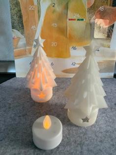 Christmas Tree Decoration LED Candle Cover – Xmas Light 3D Printer Model