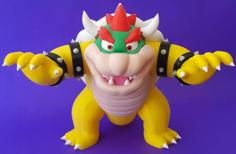 Bowser From Mario Games – Multi-color 3D Printer Model