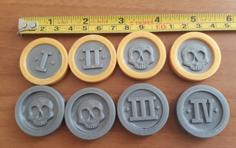 Fat Activation Tokens For Shadespire 3D Printer Model