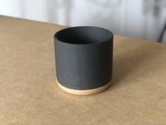 Minimalist Integrated Coaster Cup 3D Printer Model