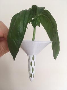 Mason Jar Lid To Grow Basil From Cuttings 3D Printer Model